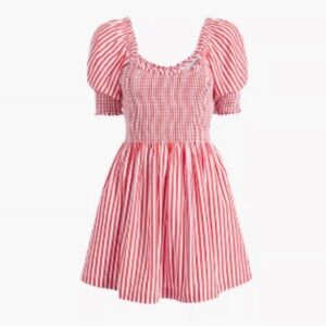 Hill House Naia Nap Dress in Cherry Stripe L